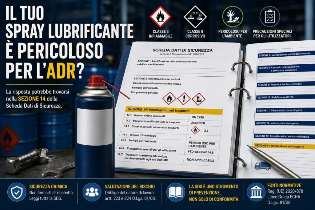 IL TUO SPRAY È PERICOLOSO PER L’ADR?