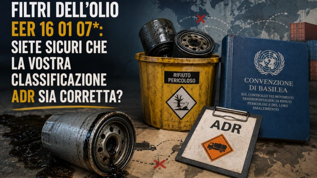 FILTRI DELL’OLIO EER 16 01 07*